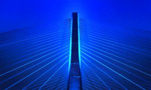 Indian River Bridge North Stanchion Night